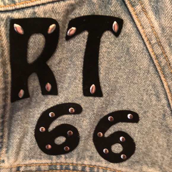 Scottsdale Images Route 66 Jean Jacket Vest - Picture 5 of 8